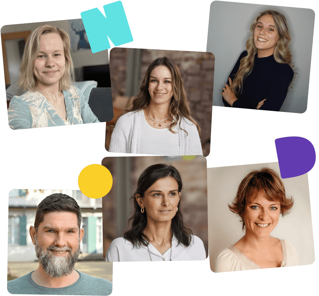 Collage von Neurodermitis-Bloggern