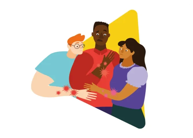 Grafische Darstellung Neurodermitis in Zahlen