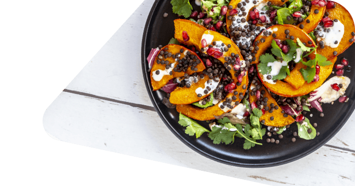 Ein Gericht für gesunde Ernährung bei Neurodermitis